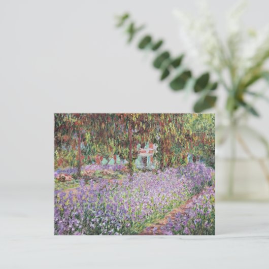Carte Postale Iris dans le jardin de Monet (Debout devant)