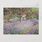Carte Postale Iris dans le jardin de Monet (Devant)