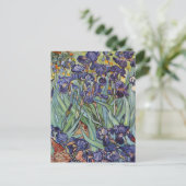 Carte Postale Iris de Van Gogh Peinture Impressionniste (Debout devant)