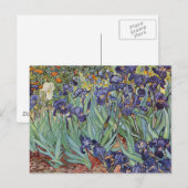 Carte Postale Iris de Van Gogh Peinture Impressionniste (Devant / Derrière)