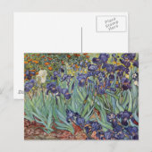 Carte Postale Iris de Van Gogh Peinture Impressionniste (Devant / Derrière)