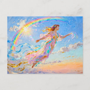 Carte Postale Iris Déesse de l'Arc-en-ciel de la mythologie grec