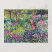 Carte postale Iris Garden Giverny Claude Monet (Devant)