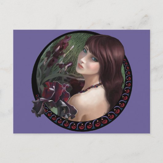 Carte postale Iris Girl (Devant)
