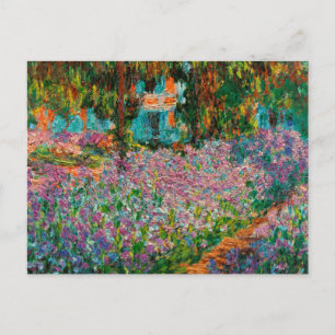 Carte Postale Iris Jardin Monet Giverny fleurs