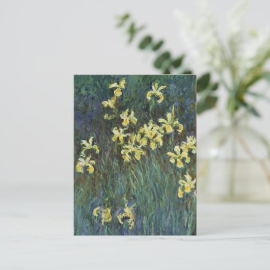 Carte Postale Iris jaunes par Claude Monet, Beaux-arts anciens (Debout devant)