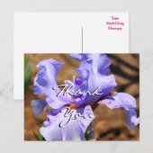Carte postale Iris - personnaliser pour toute occa (Devant / Derrière)
