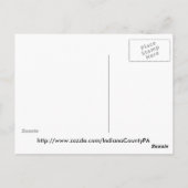 Carte Postale Iris pourpre (Dos)