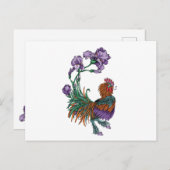 Carte Postale Iris Rooster (Devant / Derrière)