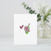 Carte Postale Iris rose (Debout devant)