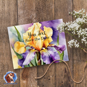 Carte Postale Iris Schwertlilie