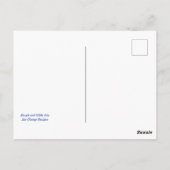 Carte Postale Iris Sprint Violet et Blanc (Dos)