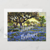 Carte Postale Irises, célèbre peinture de Claude Monet (Devant / Derrière)