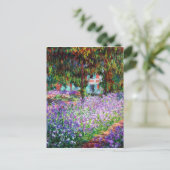 Carte Postale Irises dans le jardin de Monet (Debout devant)