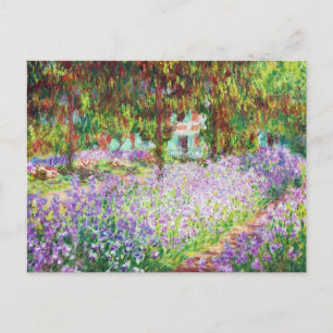 Carte Postale Irises dans le jardin de Monet Claude Monet
