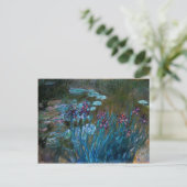 Carte Postale Irises et nénuphars, Claude Monet (Debout devant)