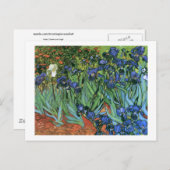Carte Postale Irises (F608) Van Gogh Fine Art (Devant / Derrière)