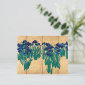 Carte Postale Irises Japonais, Ogata Kōrin (Debout devant)