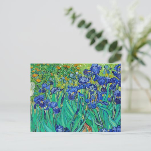 Carte Postale Irises par Vincent Van Gogh (Debout devant)