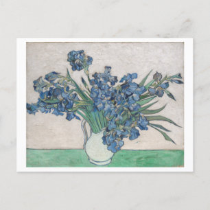 Carte Postale Irises par Vincent Van Gogh Floral Postcard