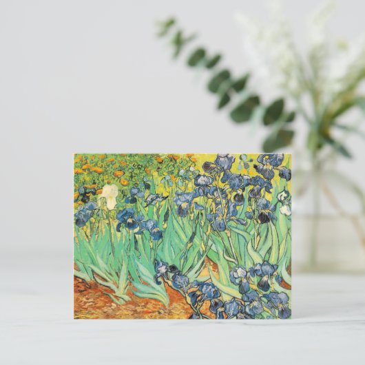 Carte Postale Irises - Van Gogh - c1889 (Debout devant)