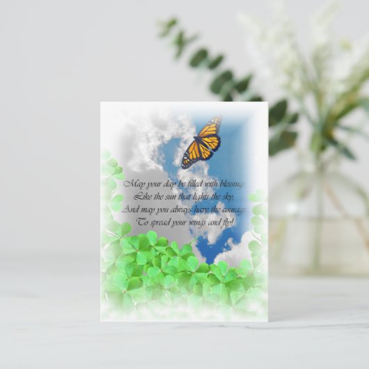 Carte postale Irish Blessing (Debout devant)