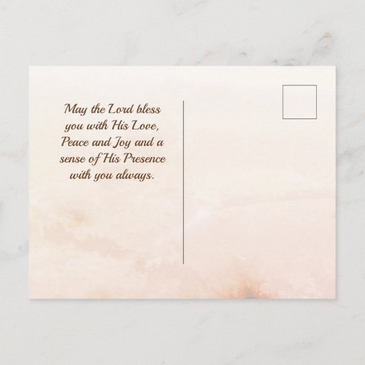 Carte Postale Irish Blessing, Love in Your Heart, Cliffs Irlande (Dos)