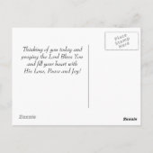 Carte Postale Irish Blessing, que la route monte pour vous renco (Dos)