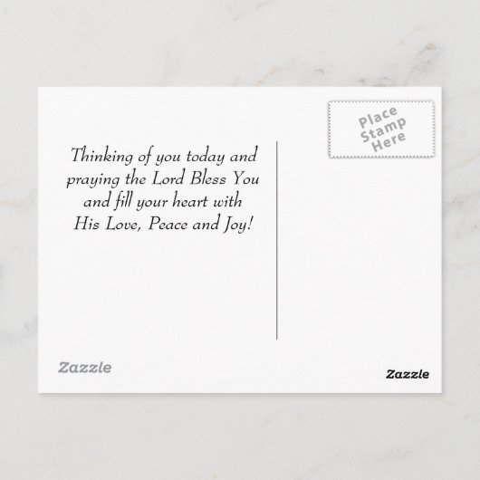 Carte Postale Irish Blessing, que la route monte pour vous renco (Dos)