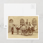 Carte Postale Irish Cart and Horse 1800 (Devant / Derrière)