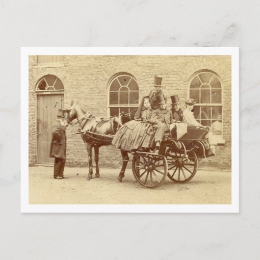 Carte Postale Irish Cart and Horse 1800 (Devant)