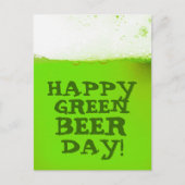 Carte Postale Irish Happy Green Beer Day Postcard (Devant)
