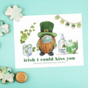 Carte Postale Irish I Could Kiss You St. Patrick's Quarantine