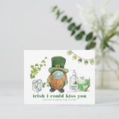 Carte Postale Irish I Could Kiss You | St. Patrick's Quarantine (Debout devant)