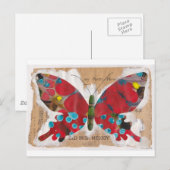 Carte Postale Irish Melody Butterfly (Devant / Derrière)
