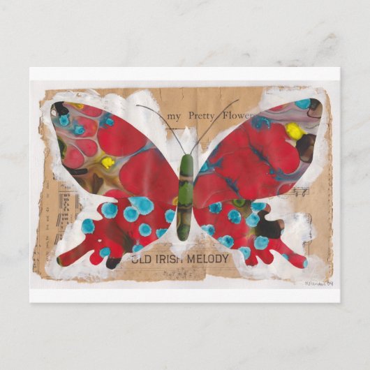 Carte Postale Irish Melody Butterfly (Devant)