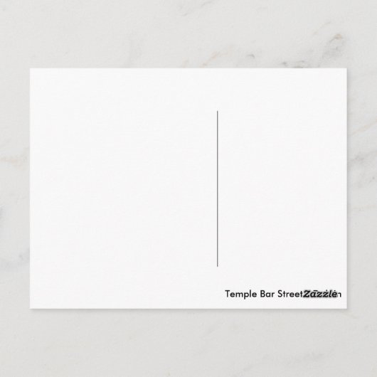 Carte Postale Irish Pub / Dublin (Dos)