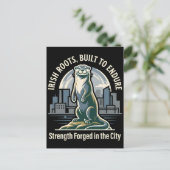 Carte Postale Irish Roots Built to Endure Otter (Debout devant)