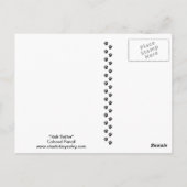 Carte postale Irish Setter Dog Art (Dos)