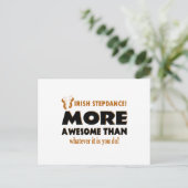 Carte Postale Irish Step Dance design (Debout devant)