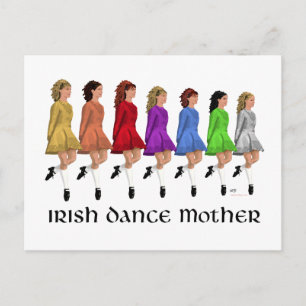Carte Postale Irish Step Dance Mother - Rainbow Line