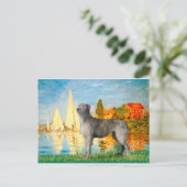 Carte Postale Irish Wolfhound 2 - Voiliers 2 (Debout devant)