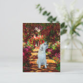 Carte Postale Irish Wolfhound 4 - Le Chemin (Debout devant)