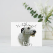 Carte Postale Irish Wolfhound Maman 2 (Debout devant)