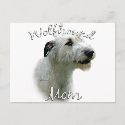 Carte Postale Irish Wolfhound Maman 2 (Devant)