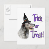 Carte Postale Irish Wolfhound Trick (Devant / Derrière)