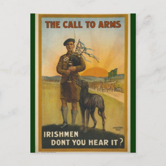 Carte Postale Irishmen : Ne l'entendez-vous pas ?