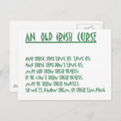 Carte Postale Irlandais (Devant / Derrière)