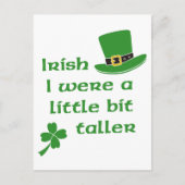 Carte Postale Irlandais J'Étais Un Peu Plus Grand St Patrick's D (Devant)