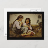 Carte Postale Irlandais Penny Whistle Girls (Devant / Derrière)